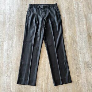 Mens Pronti Black Dress Pants - 34